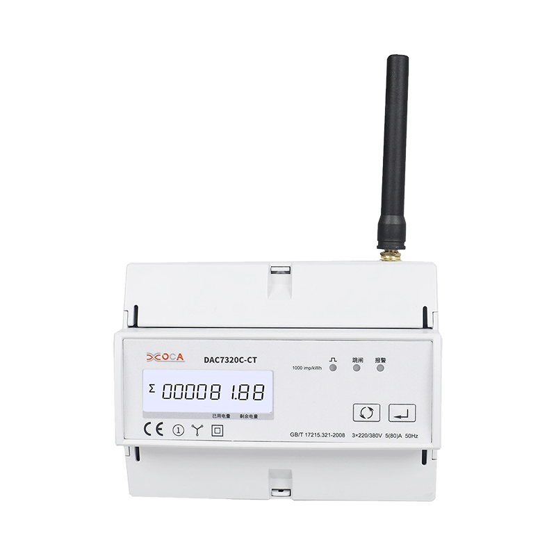 Dac7321c-CT DIN-skena AC WiFi med transformator Tuya elektronisk energimätare