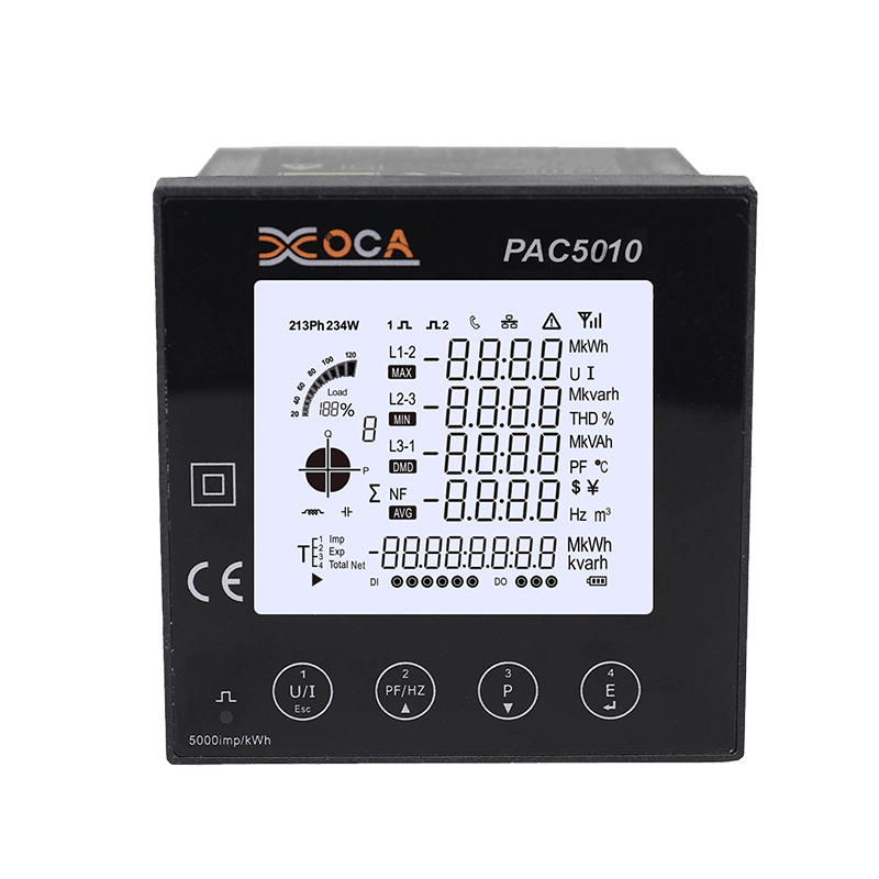 PAC5010 AC Panel RS485 Modbus Digital elenergimätare Effektmätare