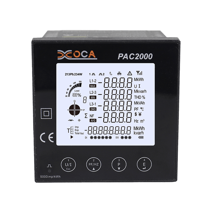 PAC2000 Multifunktion Intelligent LCD Panel Digital Power Meter