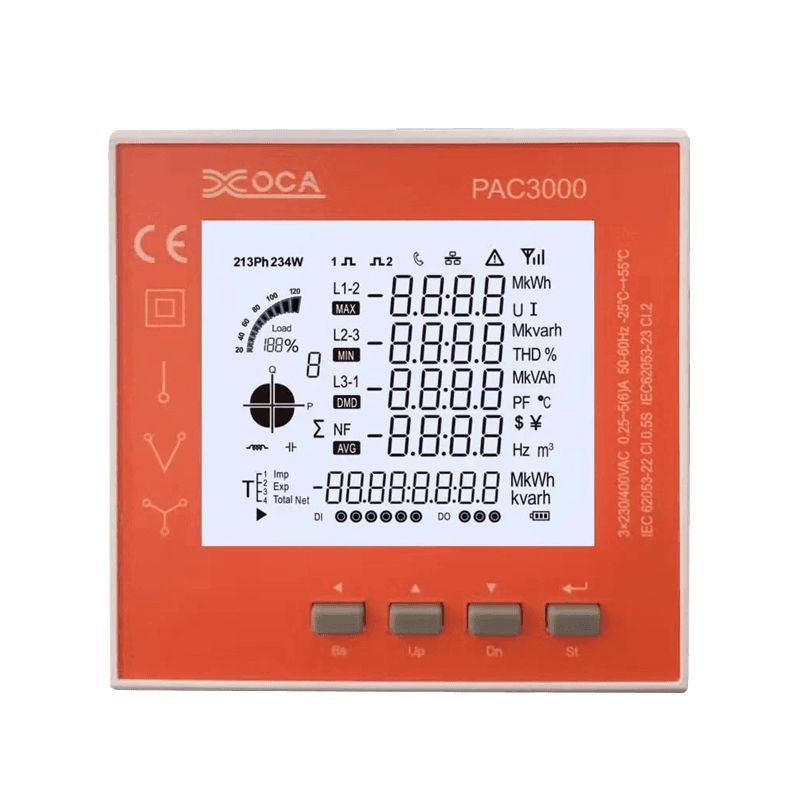 Smart LCD Digital elpanel Power Meter Energimätare